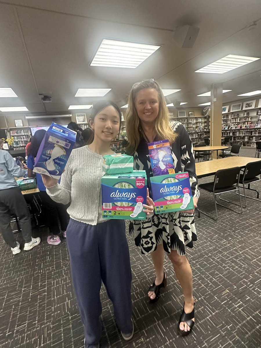 Members with period product care packages